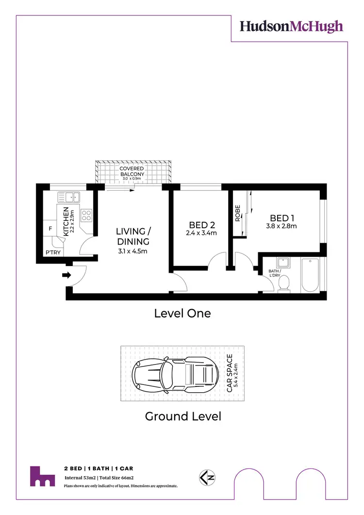 Floorplan of Homely apartment listing, 3/52 Hornsey Street, Rozelle NSW 2039