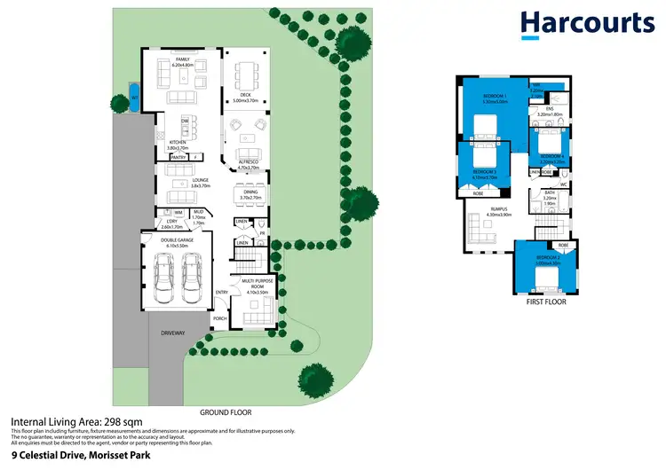 Floorplan of Homely house listing, 9 Celestial Drive, Morisset Park NSW 2264