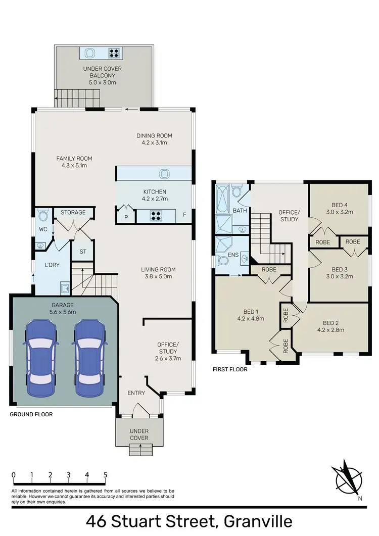 Floorplan of Homely house listing, 46 Stuart Street, Granville NSW 2142