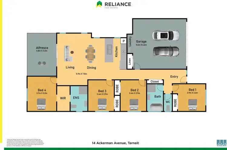 Floorplan of Homely house listing, 14 Ackerman Avenue, Tarneit VIC 3029