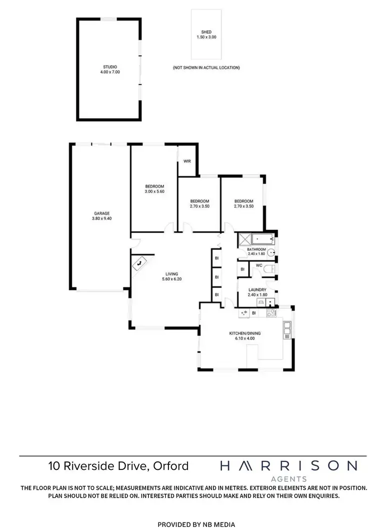 Floorplan of Homely house listing, 10 Riverside Drive, Orford TAS 7190