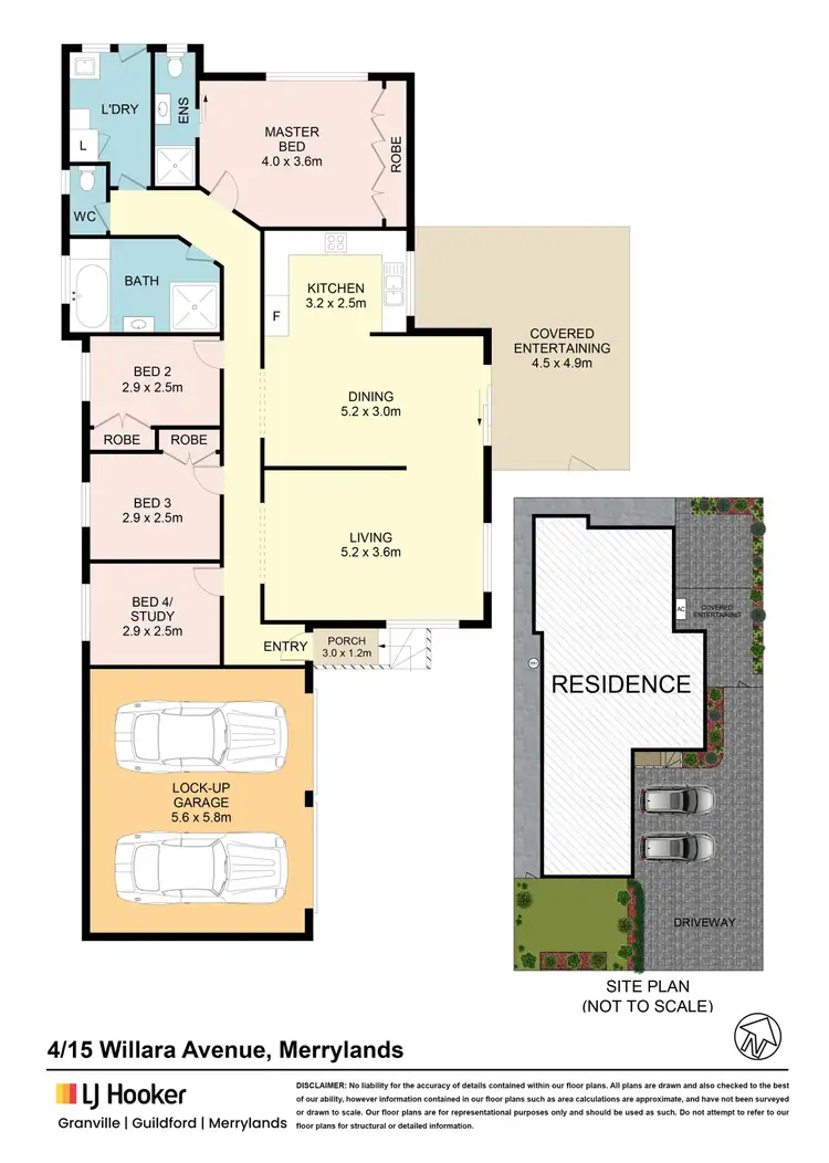 Floorplan of Homely townhouse listing, 4/15 Willara Avenue, Merrylands NSW 2160