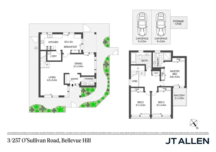 Floorplan of Homely house listing, 3/257 O'Sullivan Road, Bellevue Hill NSW 2023