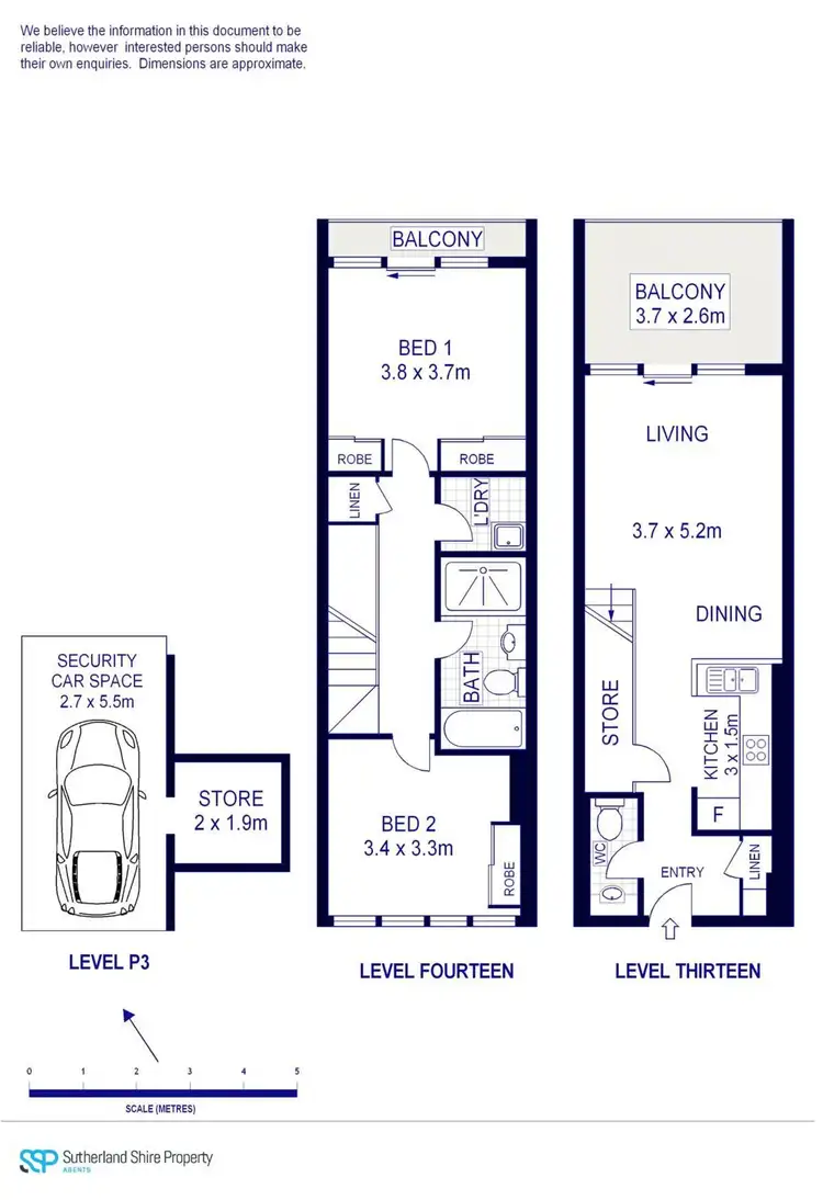 Floorplan of Homely apartment listing, 195/360 Kingsway, Caringbah NSW 2229
