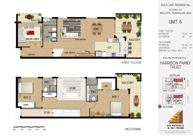 Floorplan of Homely apartment listing, 6/15 Percy Street, Redcliffe QLD 4020