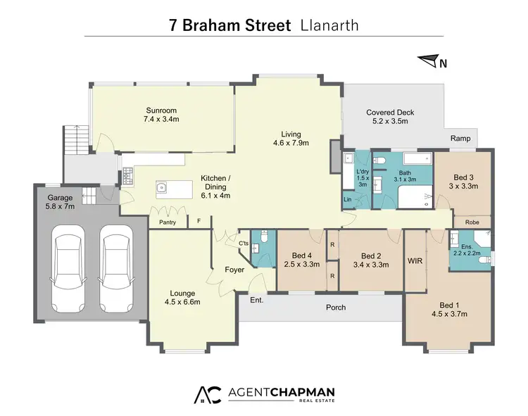 Floorplan of Homely house listing, 7 Braham Street, Llanarth NSW 2795