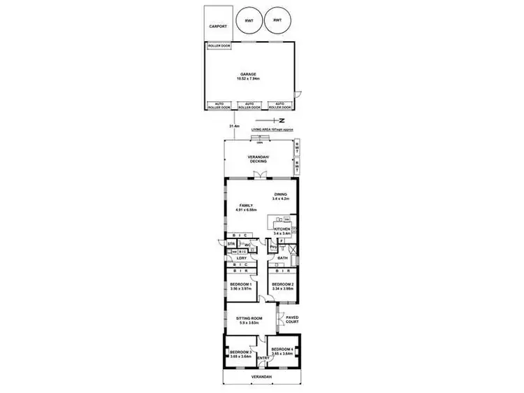 Floorplan of Homely house listing, 15 East Parade, Kingswood SA 5062