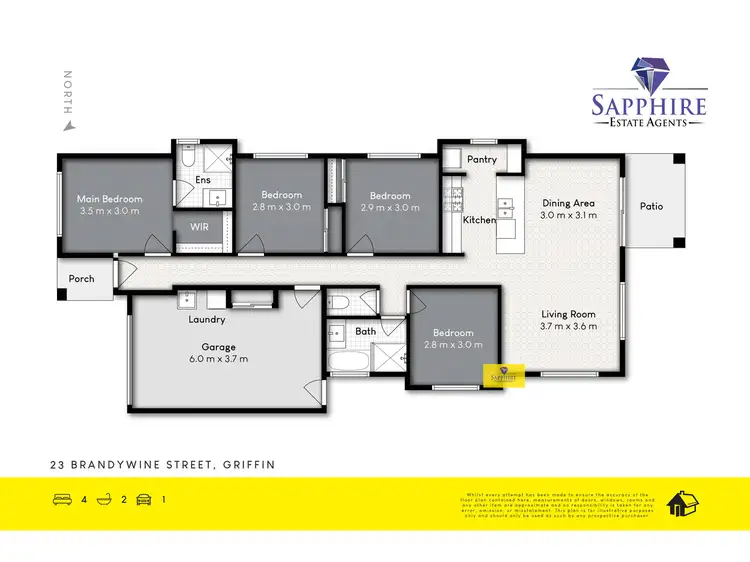 Floorplan of Homely house listing, 23 Brandywine Street, Griffin QLD 4503