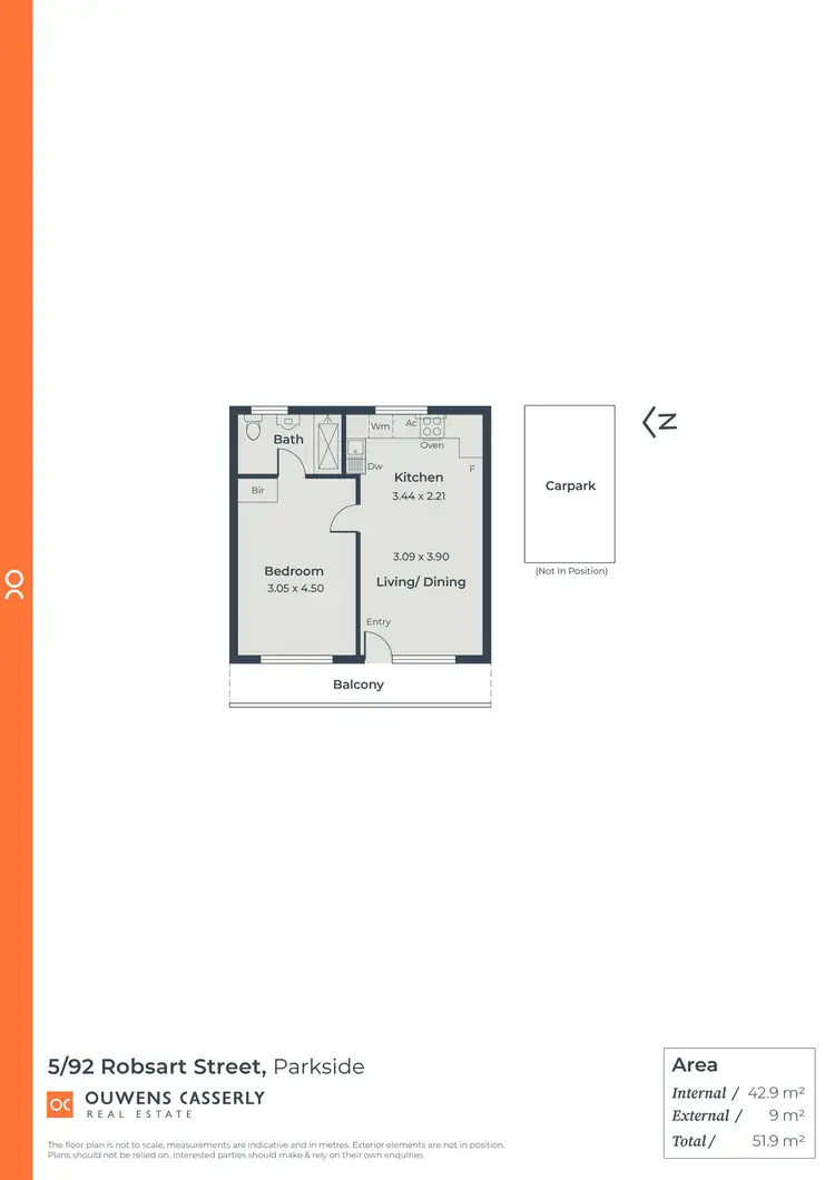 Floorplan of Homely unit listing, 5/92 Robsart Street, Parkside SA 5063