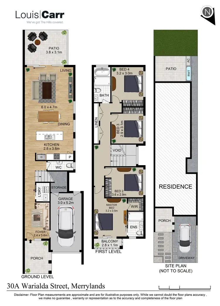 Floorplan of Homely semi-detached listing, 30A Warialda Street, Merrylands West NSW 2160