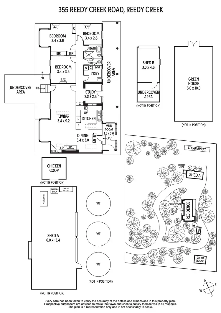 Floorplan of Homely house listing, 355 Reedy Creek Road, Reedy Creek VIC 3658