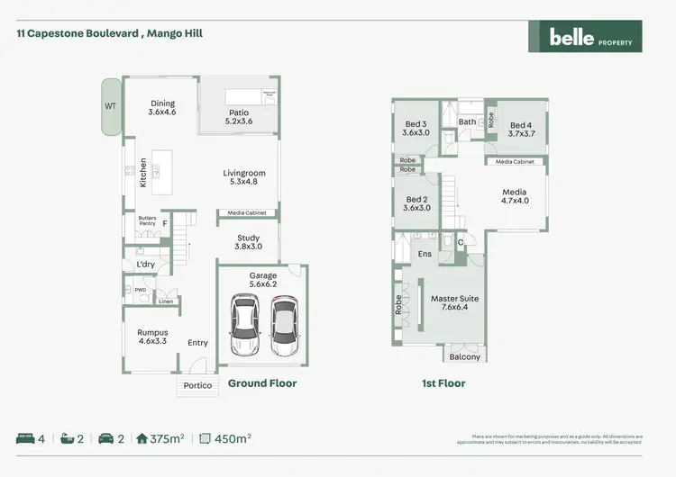 Floorplan of Homely house listing, 11 Capestone Boulevard, Mango Hill QLD 4509