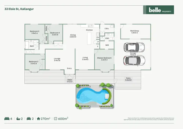 Floorplan of Homely house listing, 33 Elsie Street, Kallangur QLD 4503