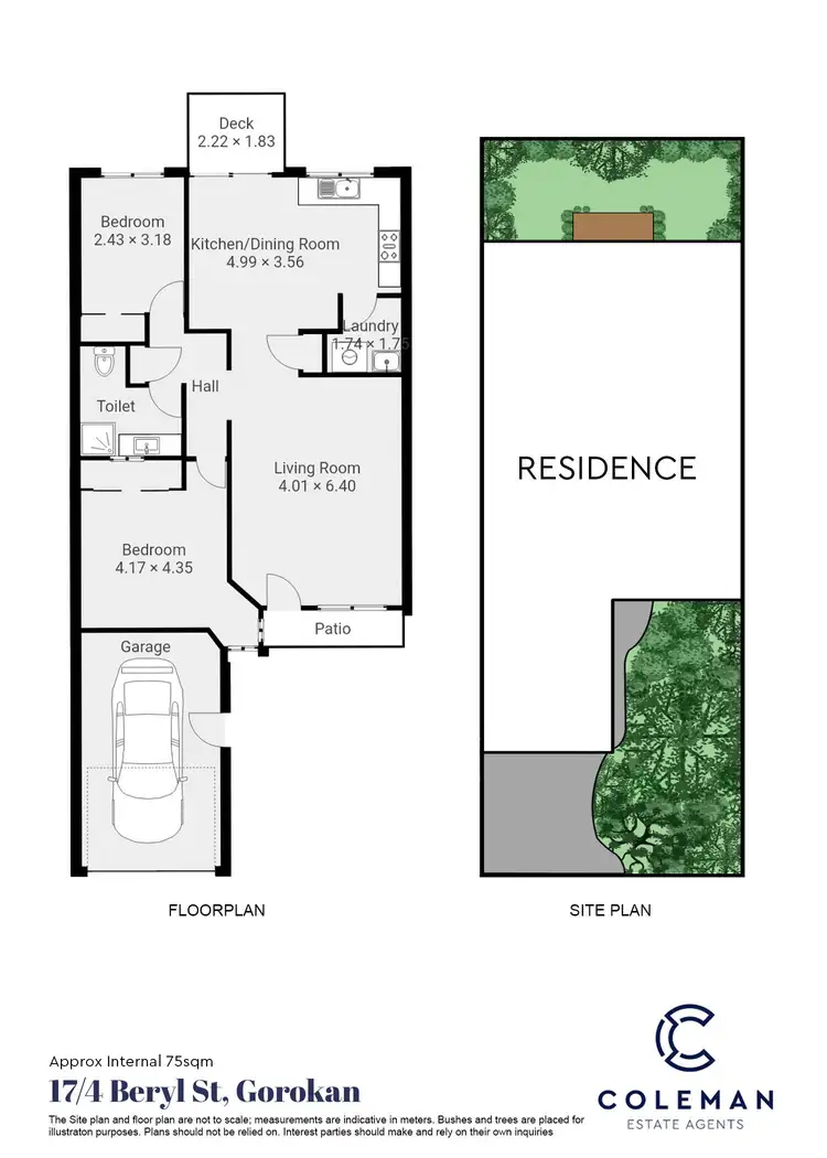 Floorplan of Homely unit listing, 17/4 Beryl Street, Gorokan NSW 2263