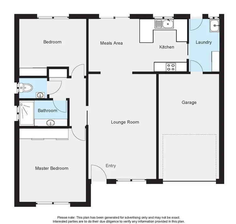Floorplan of Homely townhouse listing, 102 Amber Court, West Albury NSW 2640