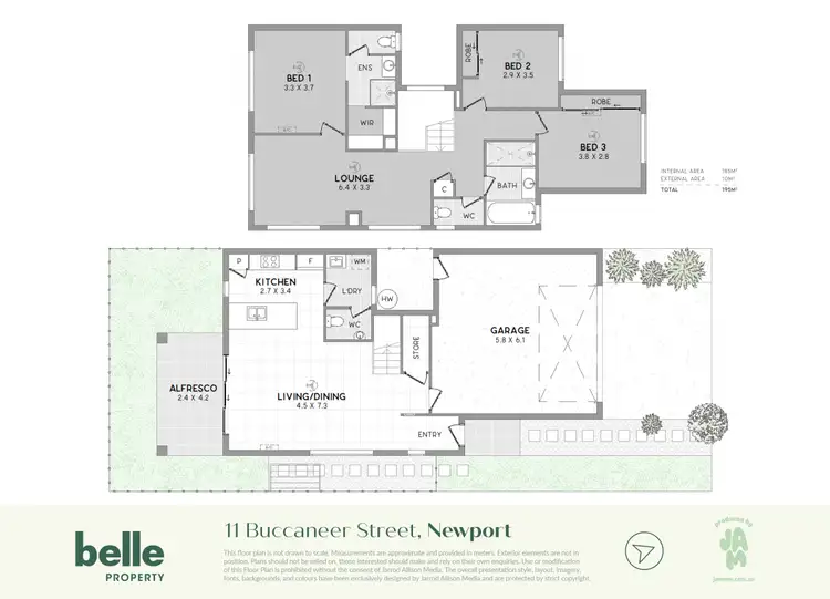 Floorplan of Homely house listing, 11 Buccaneer Street, Newport QLD 4020