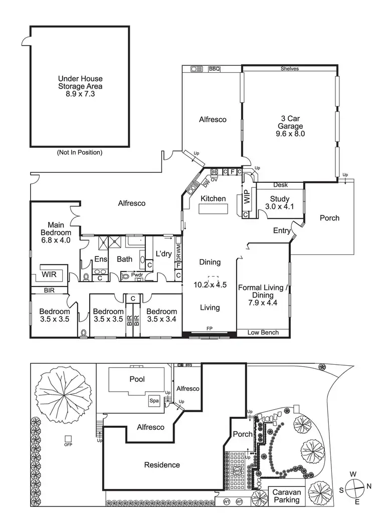 Floorplan of Homely house listing, 21 Rydaldene Way, Berwick VIC 3806