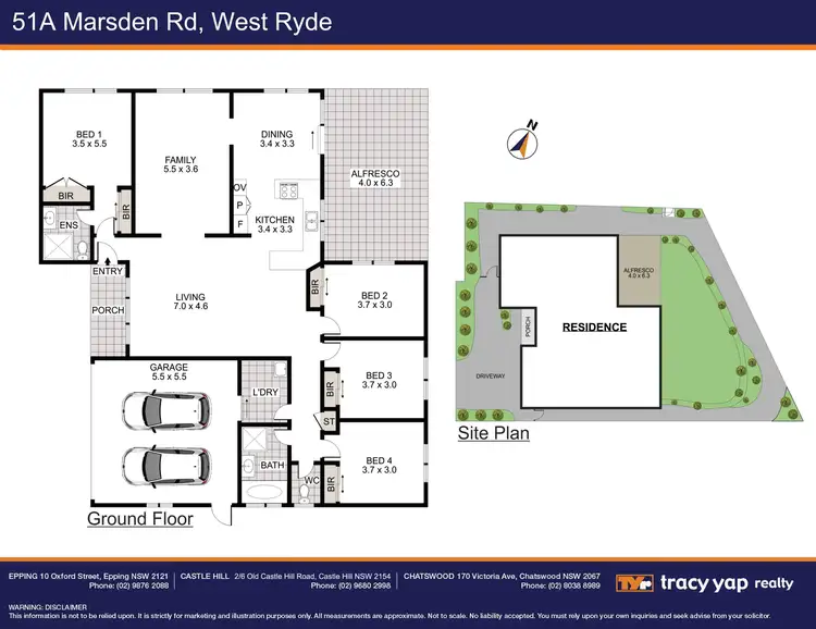 Floorplan of Homely house listing, 51A Marsden Road, West Ryde NSW 2114