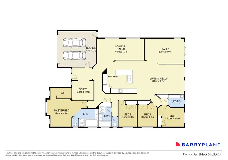 Floorplan of Homely house listing, 21 Grandview Crescent, Hillside VIC 3037