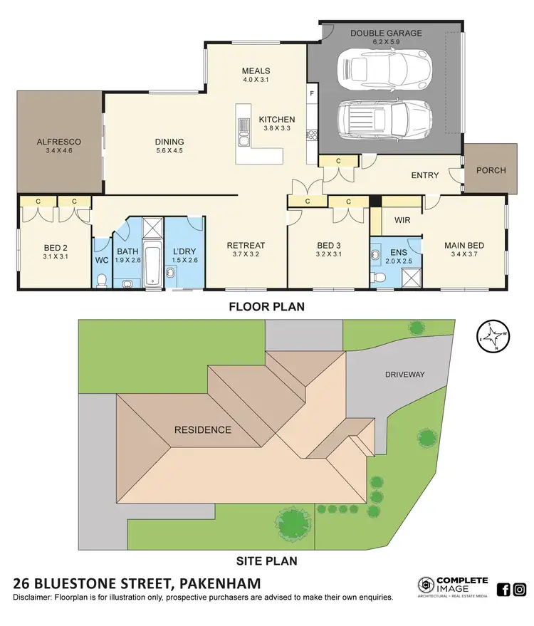 Floorplan of Homely house listing, 26 Bluestone Street, Pakenham VIC 3810