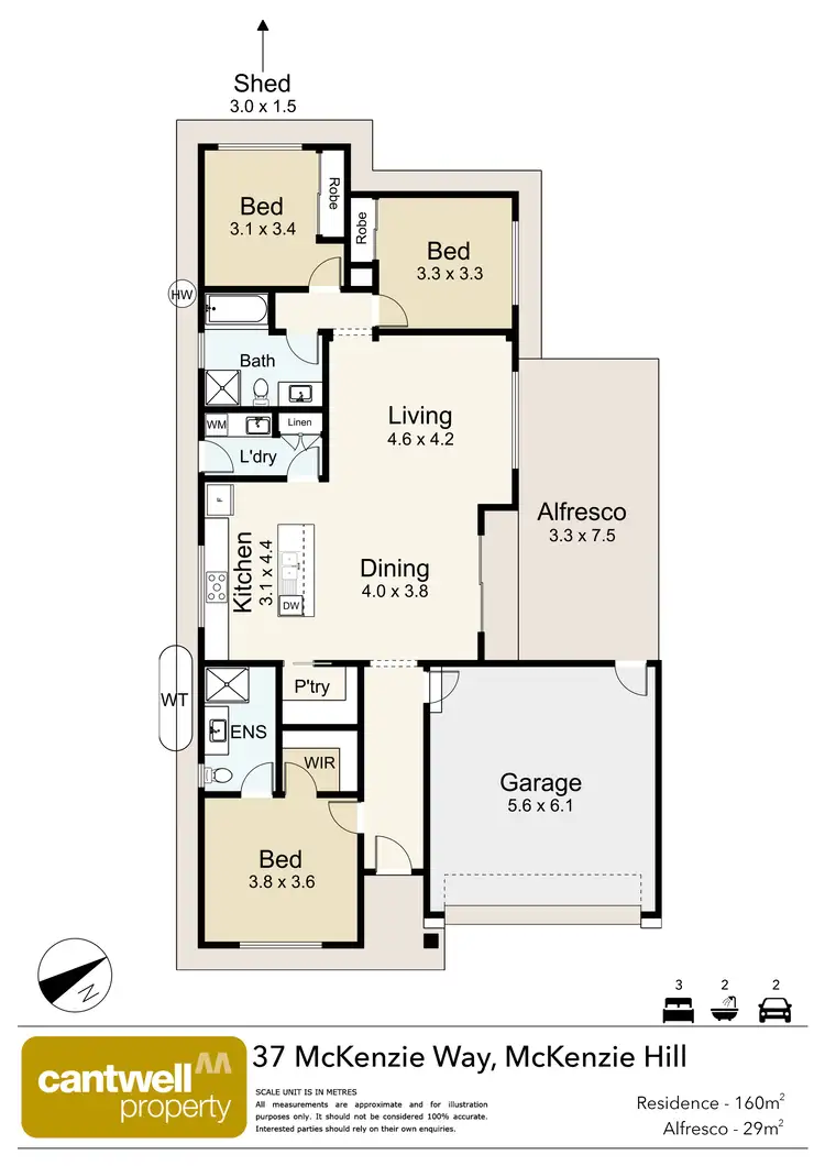 Floorplan of Homely house listing, 37 McKenzie Way, Mckenzie Hill VIC 3451