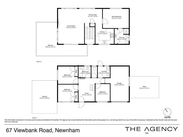 Floorplan of Homely house listing, 67 Viewbank Road, Newnham TAS 7248