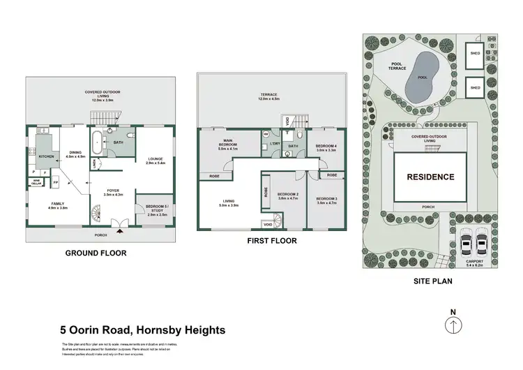 Floorplan of Homely house listing, 5 Oorin Road, Hornsby Heights NSW 2077