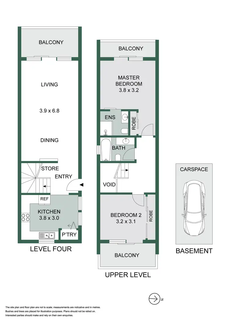 Floorplan of Homely apartment listing, 83/8 Renwick Street, Redfern NSW 2016