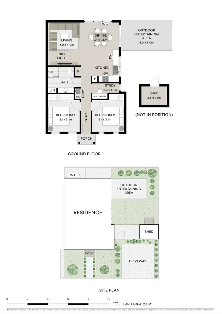 Floorplan of Homely unit listing, 1B Ursa Street, Belmont VIC 3216