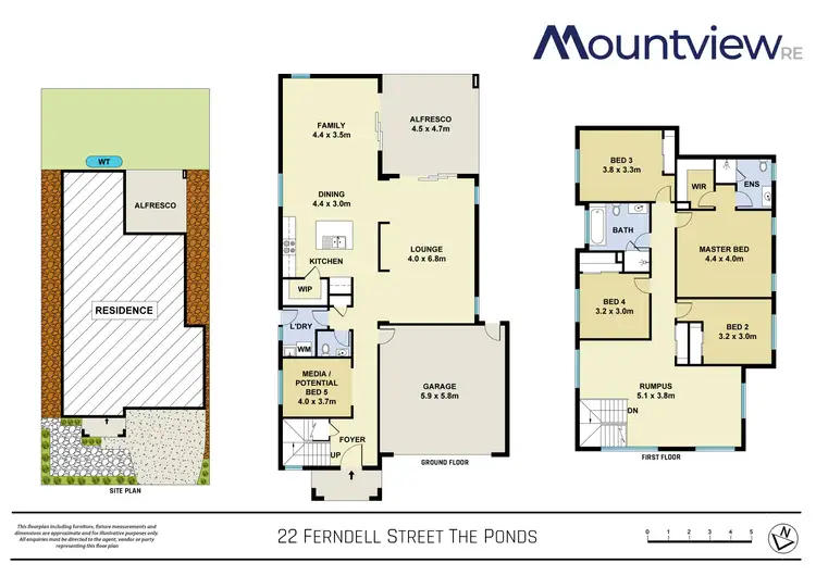 Floorplan of Homely house listing, 22 Ferndell Street, The Ponds NSW 2769