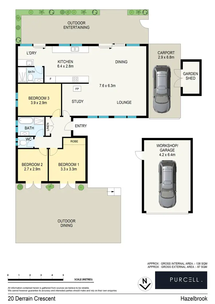 Floorplan of Homely house listing, 20 Derain Crescent, Hazelbrook NSW 2779