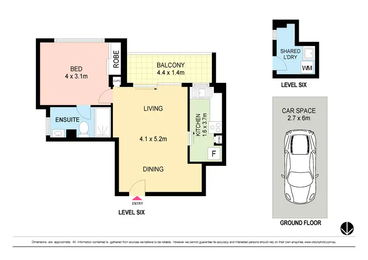 Floorplan of Homely apartment listing, 24/1 Cranbrook Avenue, Cremorne NSW 2090