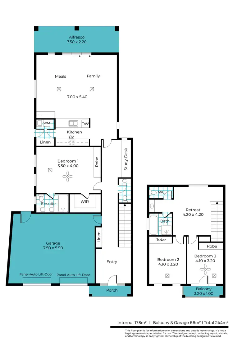 Floorplan of Homely house listing, 70 North Street, Henley Beach SA 5022
