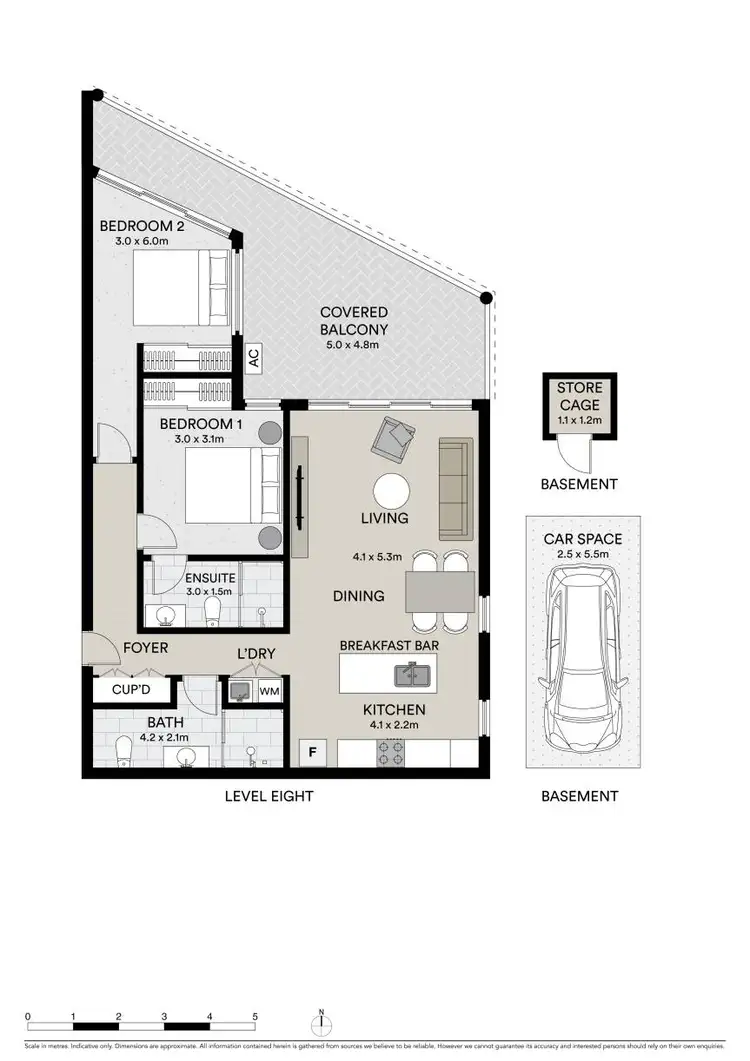 Floorplan of Homely unit listing, 804/68-72 Railway Parade, Burwood NSW 2134