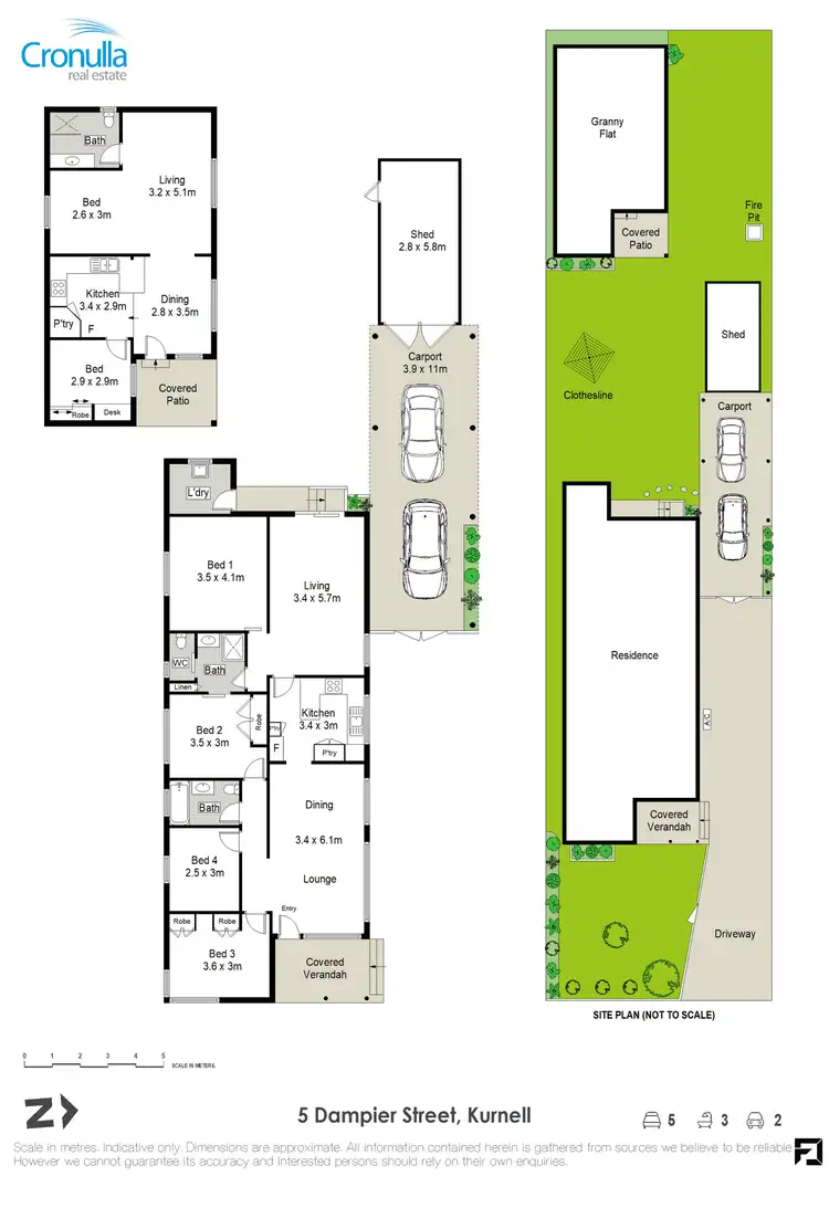 Floorplan of Homely house listing, 5 Dampier Street, Kurnell NSW 2231