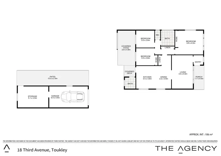Floorplan of Homely house listing, 18 Third Avenue, Toukley NSW 2263
