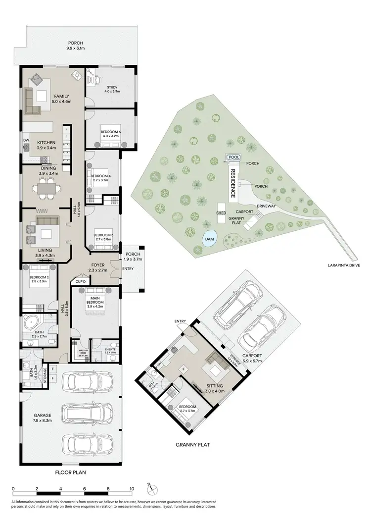 Floorplan of Homely rural property listing, 12 Larapinta Drive, Wyee Point NSW 2259