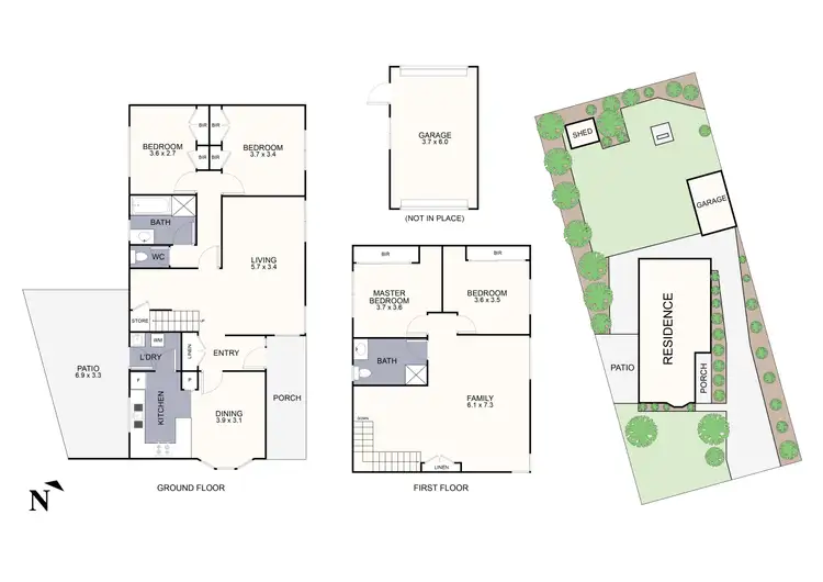 Floorplan of Homely house listing, 10 Baldwin Avenue, Boronia VIC 3155