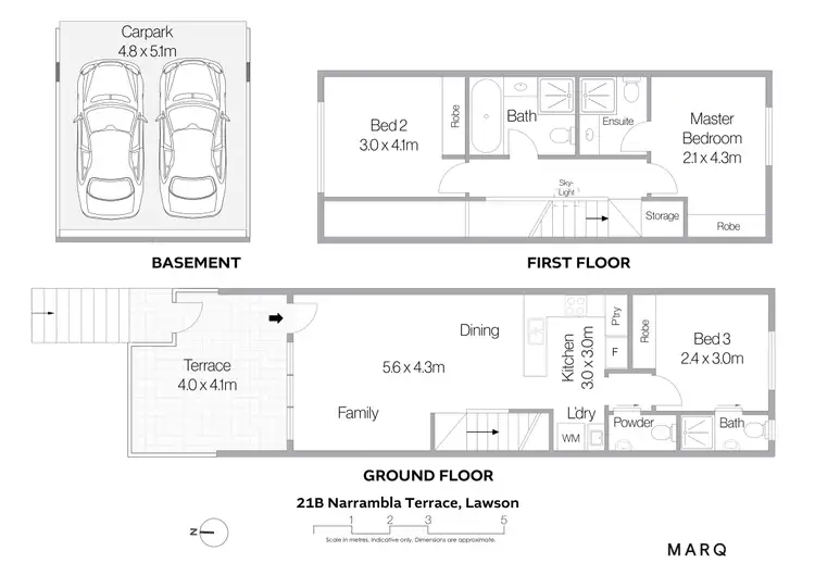 Floorplan of Homely townhouse listing, 21B Narrambla Terrace, Lawson ACT 2617