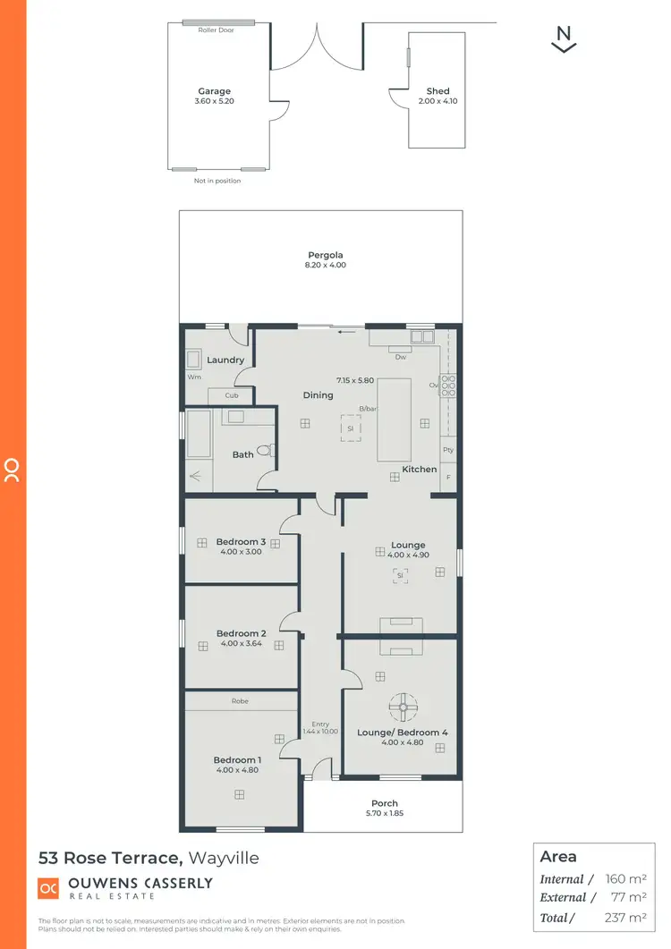 Floorplan of Homely house listing, 53 Rose Terrace, Wayville SA 5034