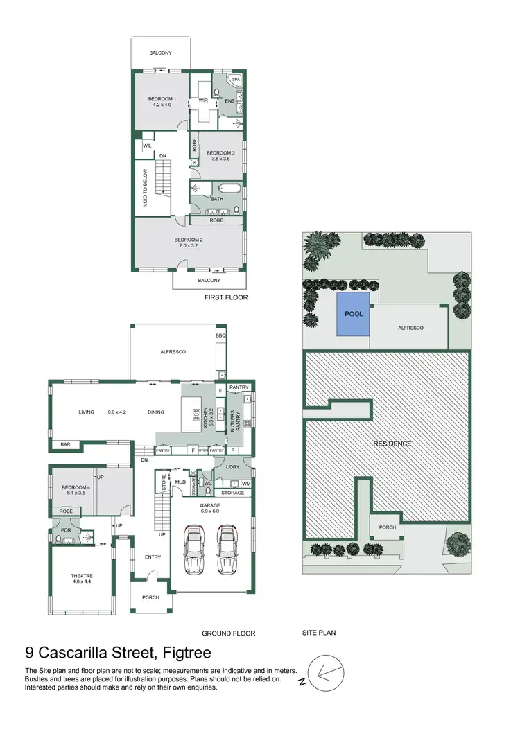 Floorplan of Homely house listing, 9 Cascarilla Street, Figtree NSW 2525