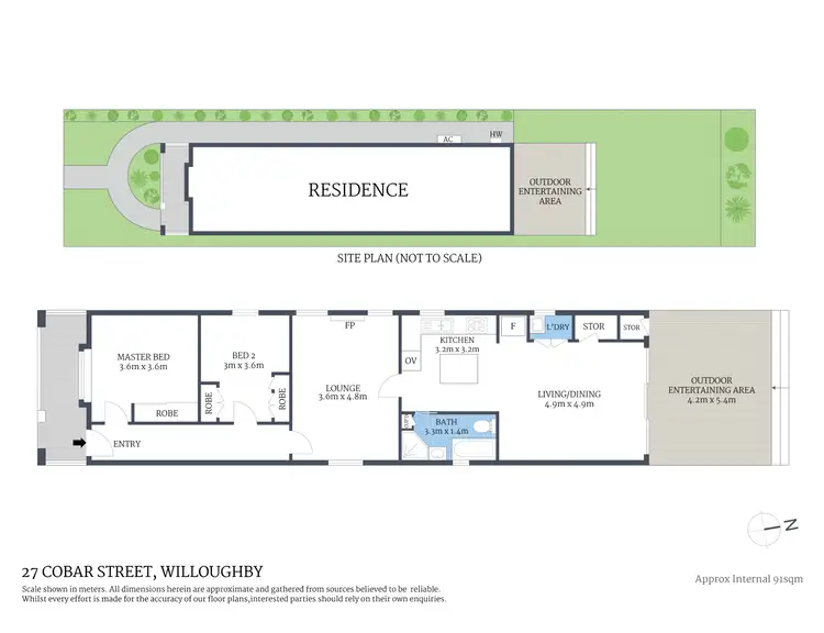 Floorplan of Homely house listing, 27 Cobar Street, Willoughby NSW 2068
