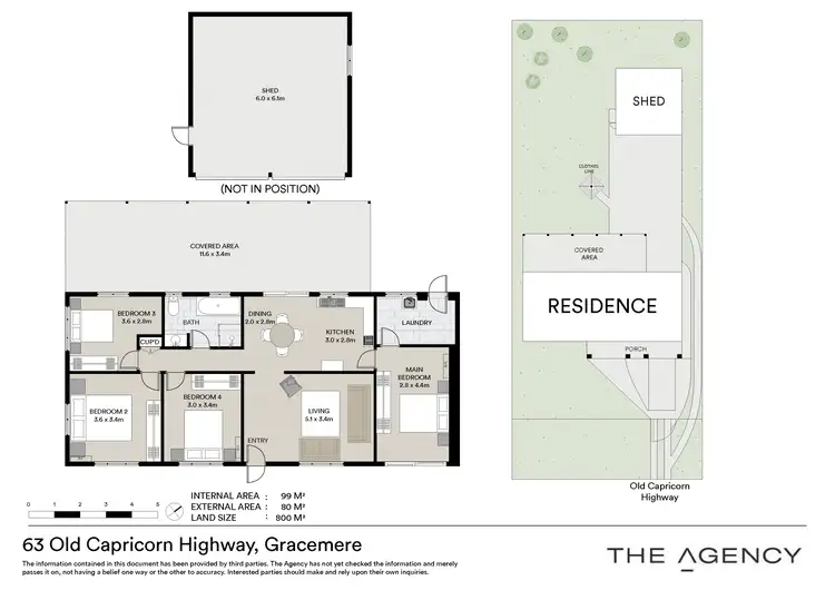 Floorplan of Homely house listing, 63 Old Capricorn Highway, Gracemere QLD 4702