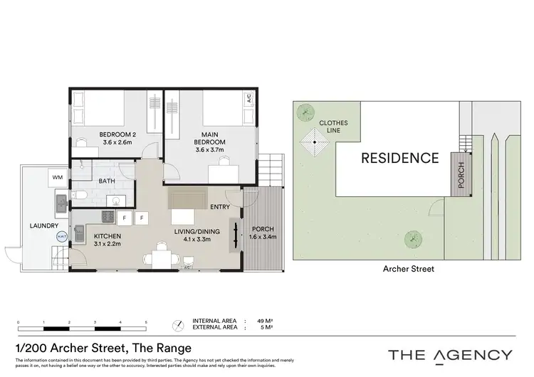 Floorplan of Homely unit listing, 1/200 Archer Street, The Range QLD 4700