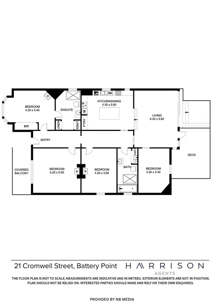 Floorplan of Homely house listing, 21 Cromwell Street, Battery Point TAS 7004