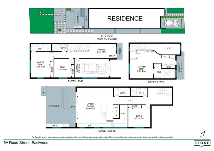 Floorplan of Homely semi-detached listing, 6A Read Street, Eastwood NSW 2122