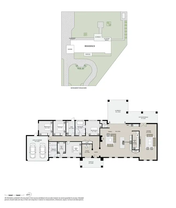 Floorplan of Homely house listing, 6 Monument Boulevard, Cardigan VIC 3352