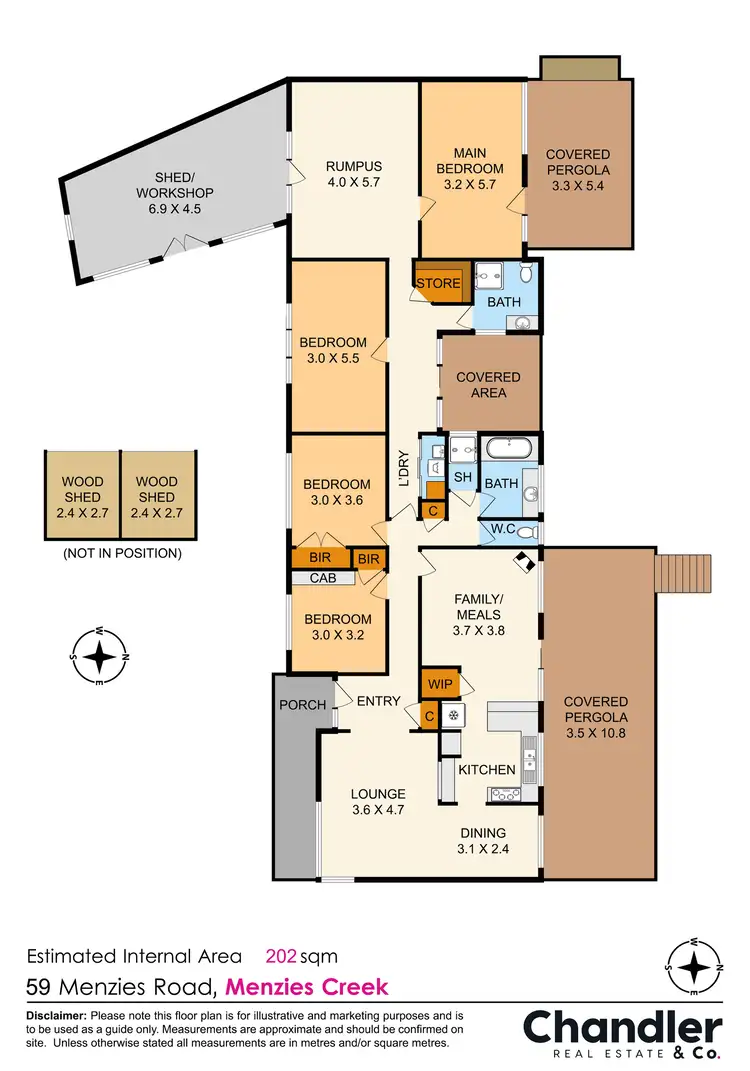 Floorplan of Homely house listing, 59 Menzies Road, Menzies Creek VIC 3159