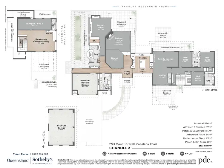 Floorplan of Homely house listing, 1723 Mount Gravatt Capalaba Road, Chandler QLD 4155