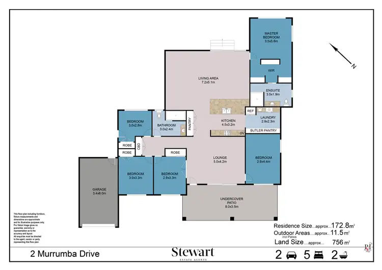 Floorplan of Homely house listing, 2 Murrumba Drive, Ashmore QLD 4214